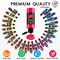64 Pcs Acrylic Paint Set with 12 Brushes, 2 Knives & Palette, 48 Colors (2oz/60ml)